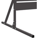  Zaslon za privatnost 100 x 50 x 180 cm Čelik Crna | shoptok.hr