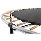  Vrtni trampolin Premium 252 cm (8 ft) s unutarnjom mrežom i ljestvama – crni | shoptok.hr