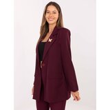 RUE PARIS Blazer-IT-MA-FL8315.85-burgundy | shoptok.hr