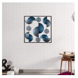 WALLXPERT Zidna dekoracija Aurora-CH101-5, 55x55 cm, Šarena | Eponuda.ba
