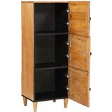 vidaXL Visok predalnik Svetlo rjava 40 x 33 x 110 cm trden mangov les | Shoptok.si