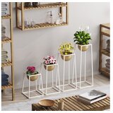 WALLXPERT Set dekorativnih saksija GED-018-C, 17x30 cm, Bijela | Eponuda.ba