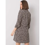 RUE PARIS Dress-WN-SK-R817.66-black-beige | Shoptok.si