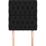  Uzglavlja 2 kom crna 80x7x78/88 cm od tkanine | Eponuda.com