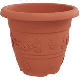  Saksije za biljke 6 pcs Crvena cigla Ø 39 x 32 cm Plastika | shoptok.hr