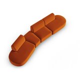 Milo Casa Baršunasti sofa boja terakote s lijevim kutom 428 cm Paolo – | shoptok.hr