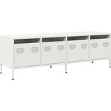 vidaXL TV omarica bela 135x39x43,5 cm hladno valjano jeklo | Shoptok.si