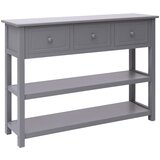 vidaXL Komoda siva 108 x 30 x 76 cm od masivnog drva paulovnije Cijene