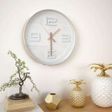 vidaXL Zidni sat s bakrenim izgledom 30 cm | shoptok.hr