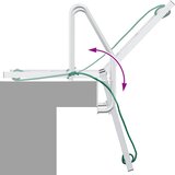 vidaXL Ljestve za dok s 3 koraka Srebrno 58 x 77 x 144 cm Aluminij Cijene