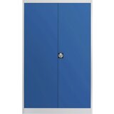 mauser zelo visoka univerzalna omara, vxšxg 2200 x 1200 x 420 mm, svetlo sive / encijan modre barve | Shoptok.si
