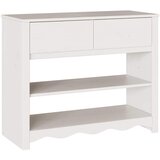  Konzolna stolica s ladicama Drammen Bijelo 89,5 x 37 x 73 cm | Eponuda.com