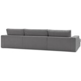 Bobochic Paris Tamno siva kutna garnitura od samta (u obliku slova "U") Leonard – | shoptok.hr