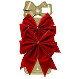  Ukrasni element Mašna (Crvena, Baršun, 2 Kom., D x Š: 15 x 18 cm) Cijene