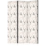  Paravan - Botanical Illustration - Drawing of Flowers and Herbs - Beige Grays 135x172 | shoptok.hr