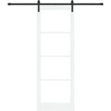 vidaXL Klizna vrata s kompletnim setom 'ORKDAL'bijela 83x232 cm | shoptok.hr