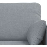 SOFA 2 pcs Svijetlo siva Metal | shoptok.hr
