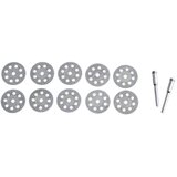 INF Set diamantnih rezalnih plošč 25 mm s trnom (10 diskov + 2 trna) 22 mm, (21296422) Cene