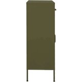 Ormarić za pohranu maslinasto zeleni 80 x 35 x 101 5 cm čelični | shoptok.hr