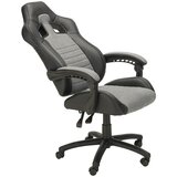 Mömax gaming stol speed, siva, črna | Shoptok.si