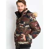 Fashionhunters Men's insulated jacket Moro