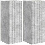 TV zidni ormar 2 pcs Beton 30 x 31 x 80 cm Konstruirano drvo | shoptok.hr