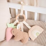 bieco Activity Toy Bunny Fine viseća igračka kontrastnih boja 1 kom | shoptok.hr
