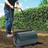 vidaXL Valjar za travo zelen in črn 63 cm 50 L cene