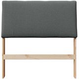  Tapecirani uzglavlje Tamno siva 100 cm Čvrsto borovo drvo | shoptok.hr