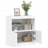  Komoda s LED svjetlima bijela 60x37x67 cm | shoptok.hr
