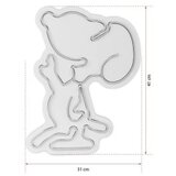 WALLXPERT dekorativna plastična led rasveta cartoon dog white | ePonuda.com