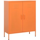The Living Store Omara za shranjevanje oranžna 80x35x101,5 cm jeklo - Omara, (21430002) Cene