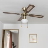  ZEVENTI - Plafonski ventilator NAVAGIO 1xE27/60W/230V smeđa | Eponuda.com