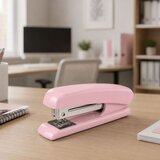  Metalna uredska klamerica do 25 listova 24/6 26/6 spajalica ružičasta | shoptok.hr