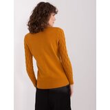 Wool Fashion Italia Sweater-AT-SW-2324-2.68-dark yellow | Shoptok.si