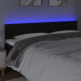  LED uzglavlje crno 180x5x78/88 cm od tkanine | shoptok.hr
