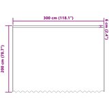  Čipkasta zavjesa sa zavjesama Bijelo 200 x 300 cm Poliester | shoptok.hr