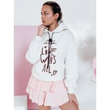 DStreet Bluza damska oversize z kapturem LOVEWILL szara | Shoptok.si