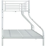  Okvir za krevet na kat bijeli metalni 140 x 200 / 90 x 200 cm | shoptok.hr