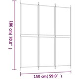 Paravan 3-delni antraciten 150x180 cm blago, (20984156) | Shoptok.si