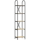  Polica Sonoma hrast 40 x 30 x 183 cm Konstruirano drvo | shoptok.hr