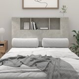  Uzglavlje s ormarićem siva boja betona 120 x 18,5 x 102,5 cm | shoptok.hr
