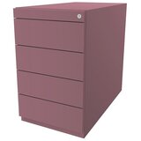 BISLEY Stacionarni predalnik Note™, s 4 univerzalnimi predali, globina 775 mm, roza | Shoptok.si