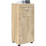 vidaXL kopalniška omarica z vrati tulum sonoma hrast 37 x 31.5 x 82 cm | Shoptok.si