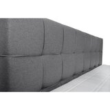 CARRYHOME POSTELJA BOXSPRING 180 cm x 200 cm , tekstil siva | Shoptok.si