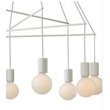  Redo 01-1564 - Luster na sajli MIKADO 8xE27/42W/230V Ø 82 cm bela | Eponuda.com
