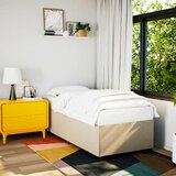  Okvir za krevet bez madraca krem 100 x 200 cm od tkanine | shoptok.hr