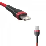 USB AM 2.0 LIGHTING 2m crveni MS