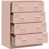 vidaXL Komoda ružičasta 67 x 39 x 83 cm čelična | shoptok.hr