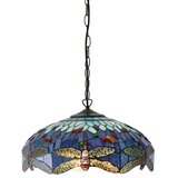  Endon 64080 - Luster na lancu Tiffany DRAGONFLY 3xE27/60W/230V prečnika 41 cm | Eponuda.com